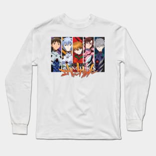 Evangelion Full Team Long Sleeve T-Shirt